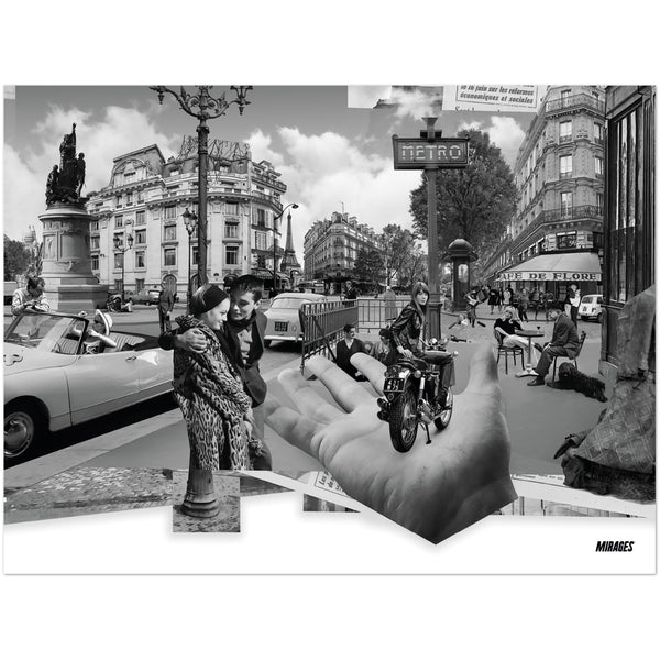 Mirages L'amour Parisien Poster - Right Crop