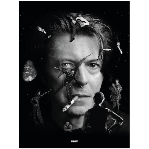 Mirages David Bowie Poster